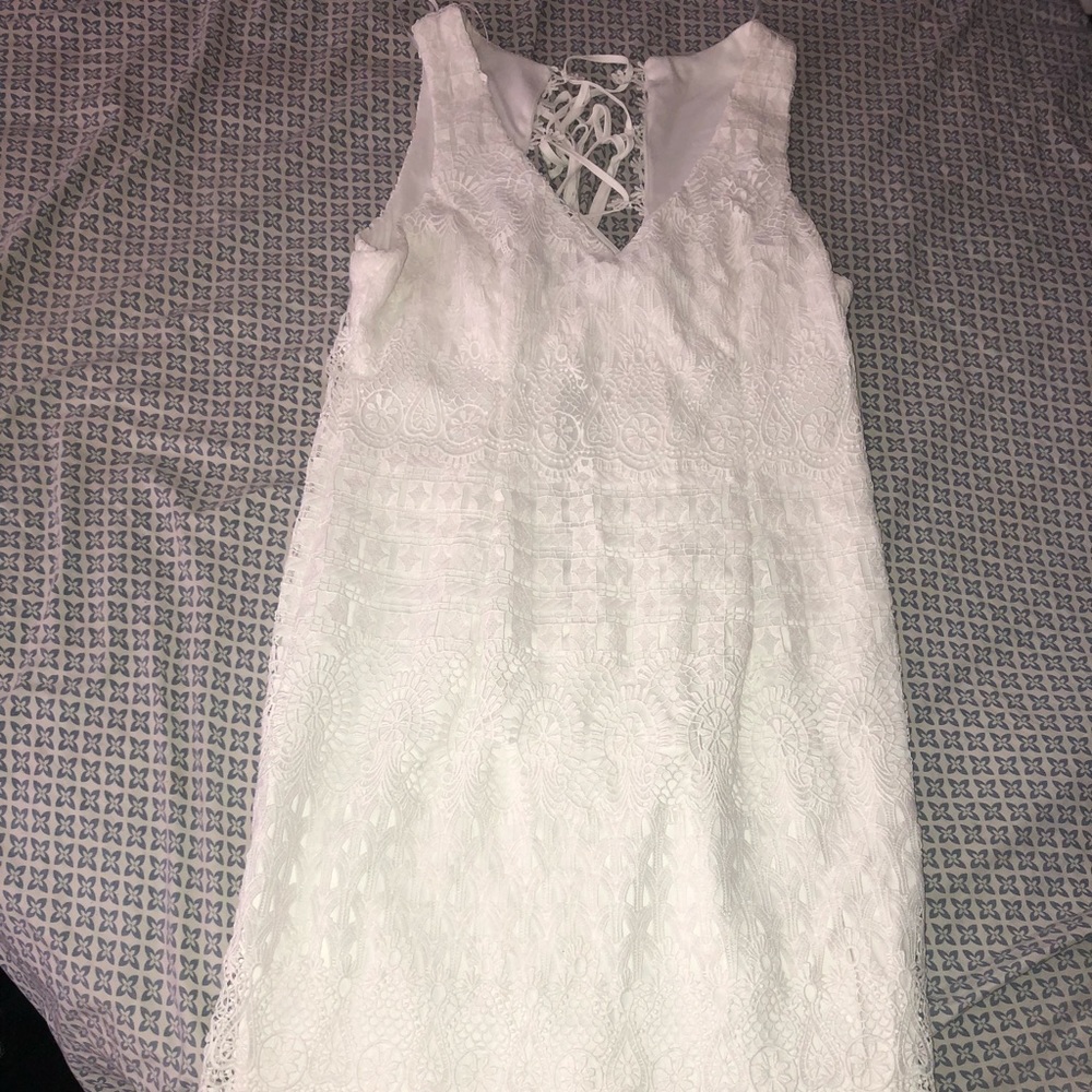 White lace dress worn once